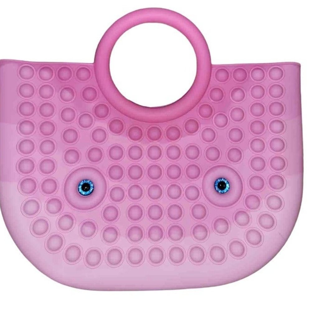 Ladys Girls Popit Hangbag Stress Toy Pop its Fidget Pushit Bubble Sensory BagPop
